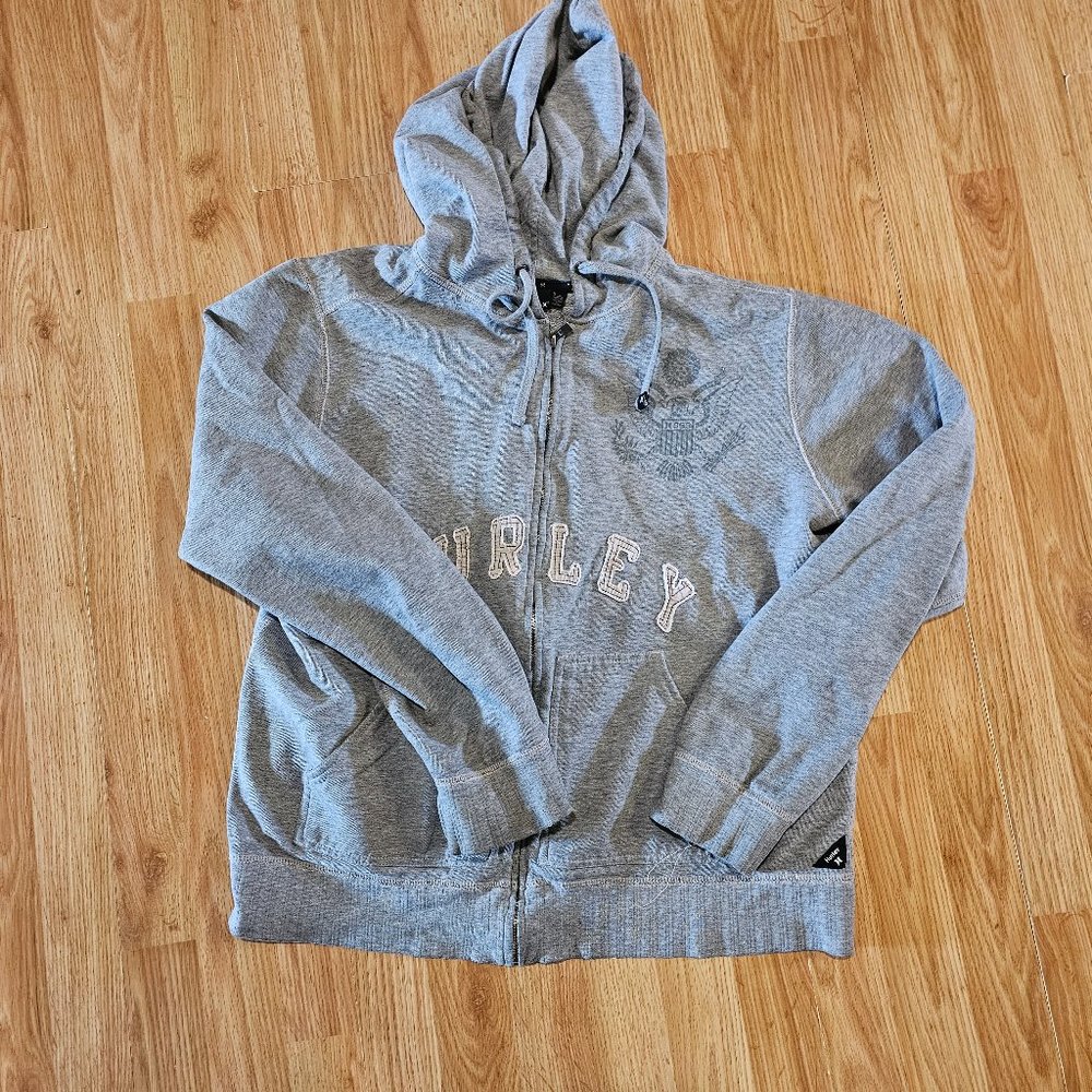 Hurley zip up sweater